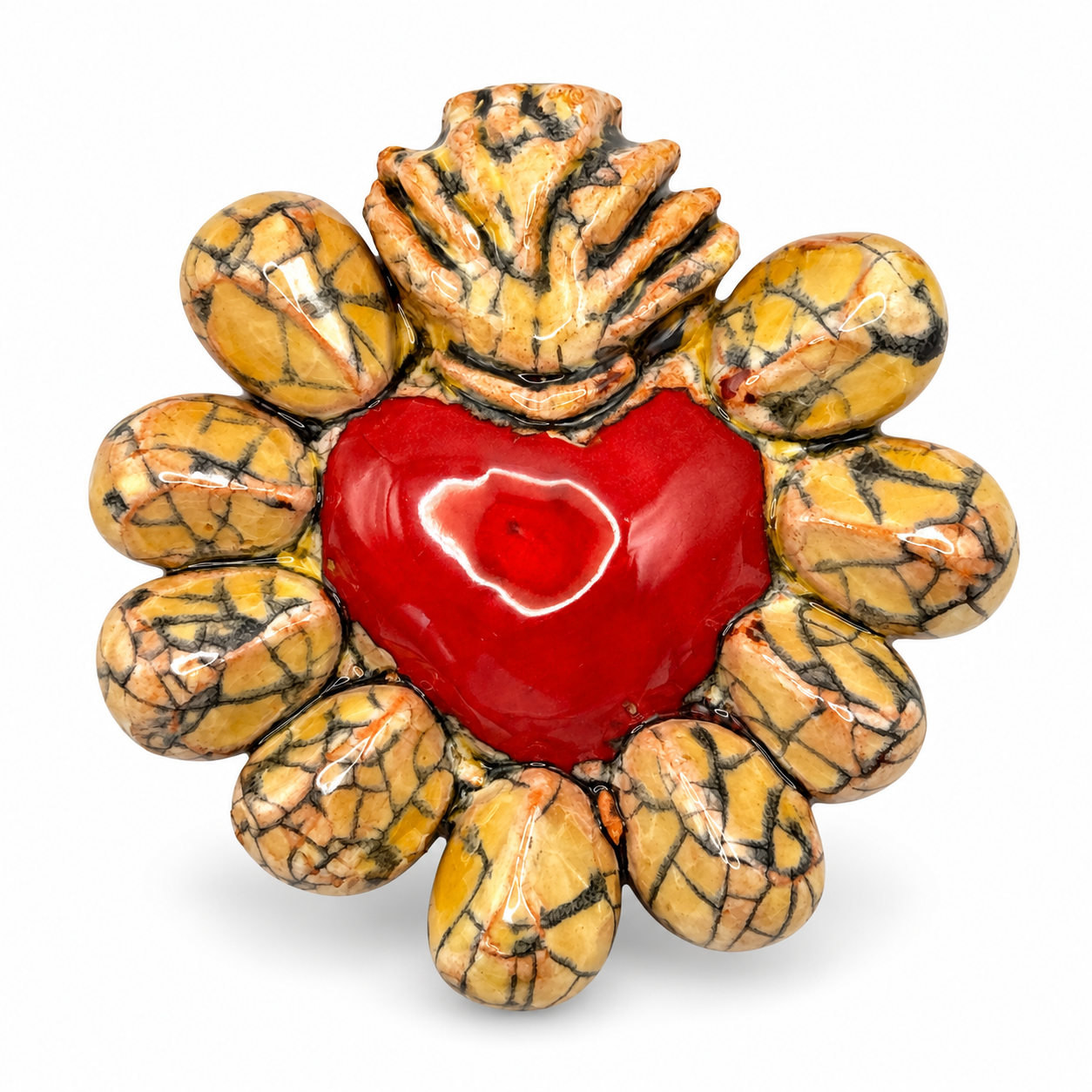 Kleines Herz aus Keramik "Sacro Cuore piccolo" 40