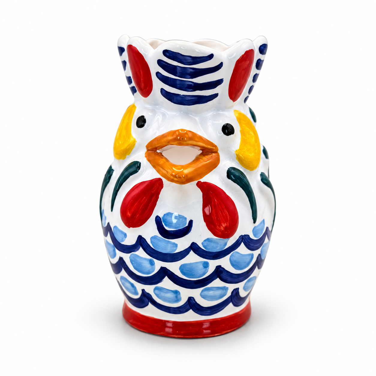 Caraffa Gallo Siciliano – Handgefertigter Keramikkrug