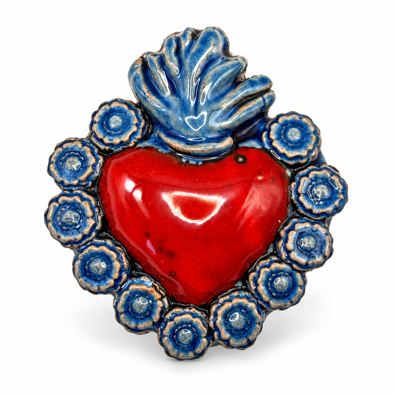 Kleines Herz aus Keramik "Sacro Cuore piccolo" 44