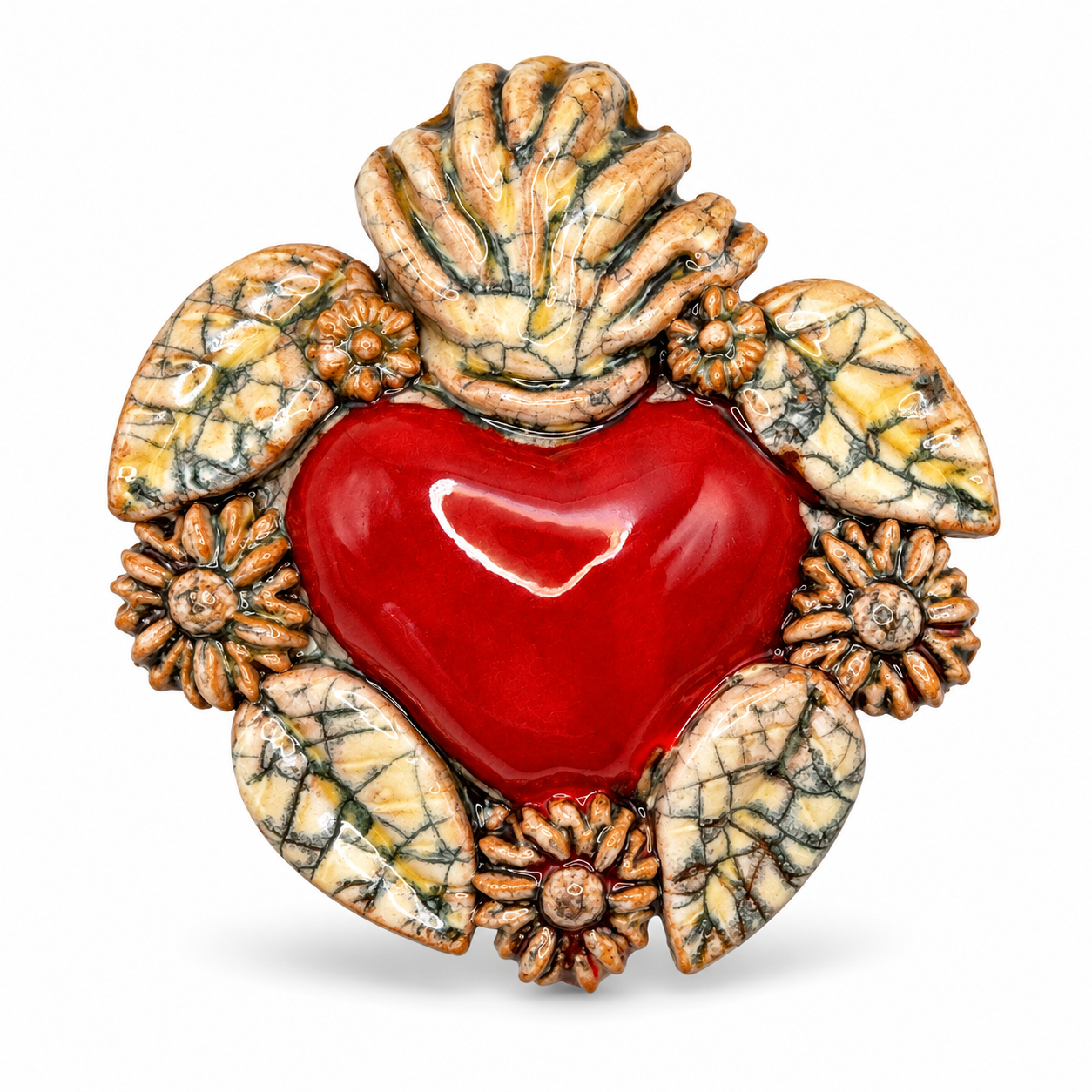 Kleines Herz aus Keramik "Sacro Cuore piccolo" 41