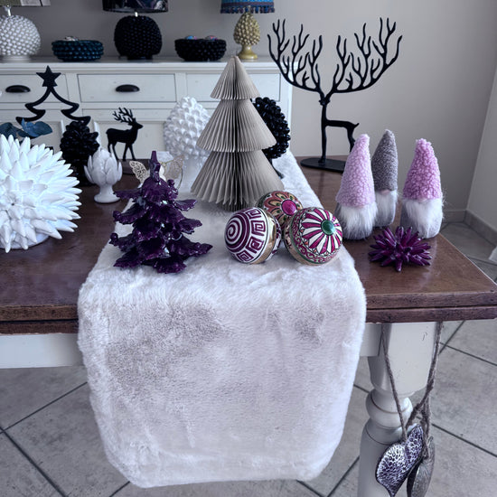 Tischläufer naturweiß