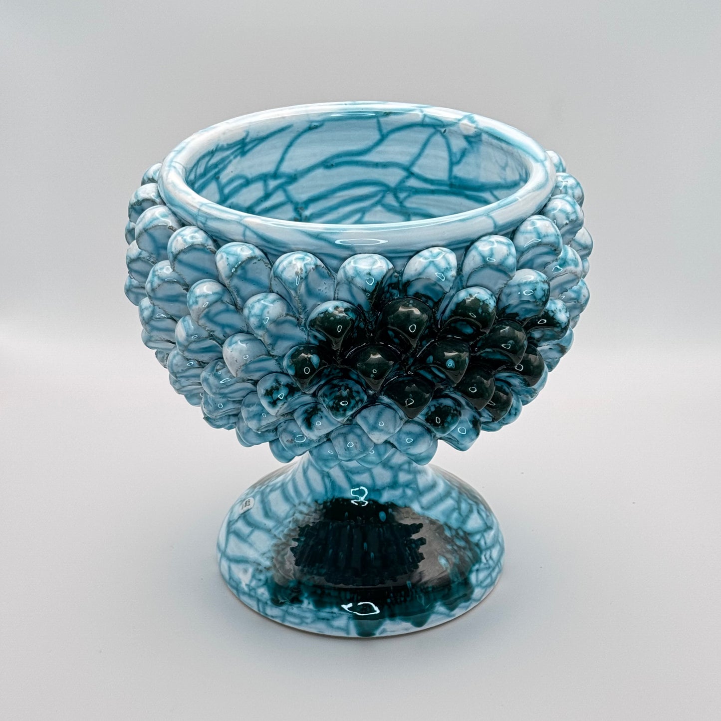 Keramikschale mit Fuß (Mezza Pigna) #4