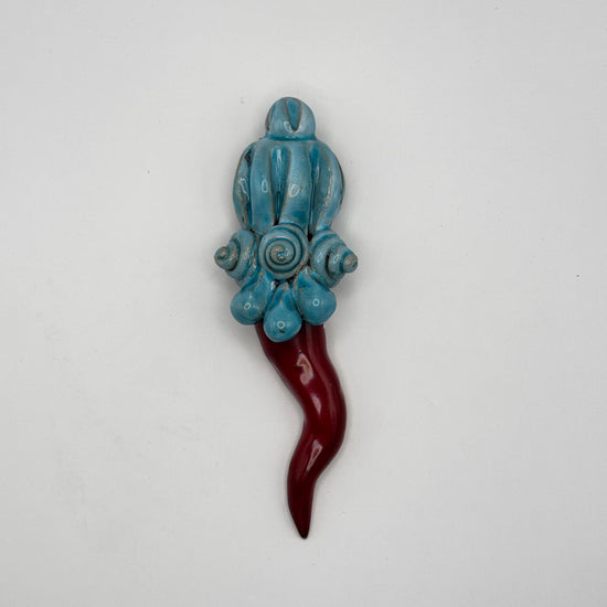 Corno Mis2 (Horn) rosso/turchese Style 1