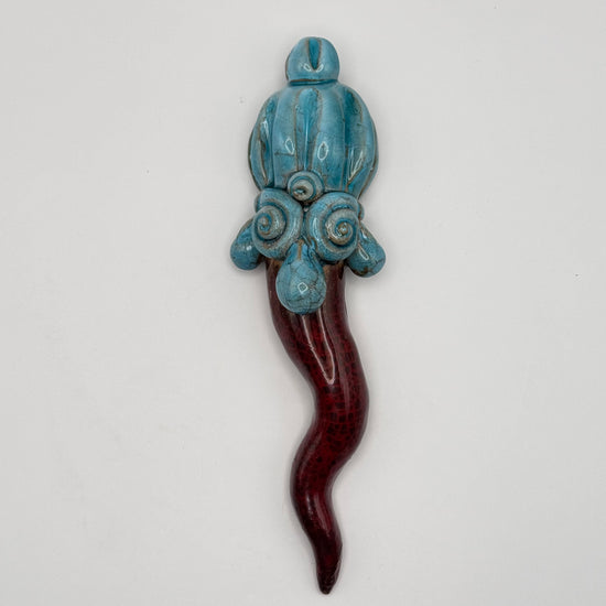 Corno Mis3 (Horn) rosso/turchese Style 1