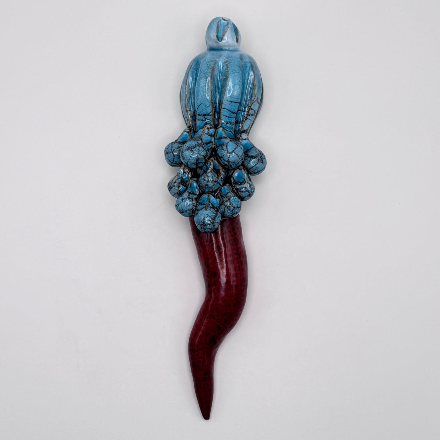 Corno Mis3 (Horn) rosso/turchese Style 4