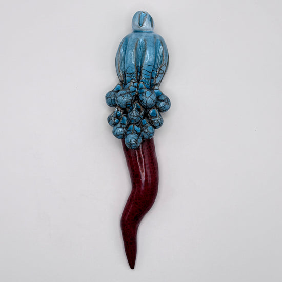 Corno Mis3 (Horn) rosso/turchese Style 4