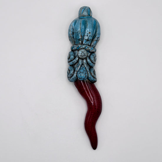 Corno Mis3 (Horn) rosso/turchese Style 5