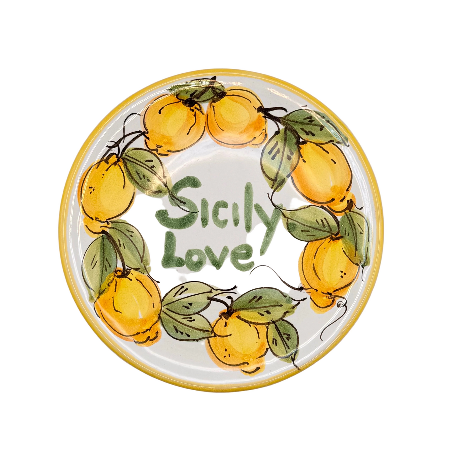 Keramikteller „Sicily Love“ Limoni #2– Ø 18 cm (Kopie)