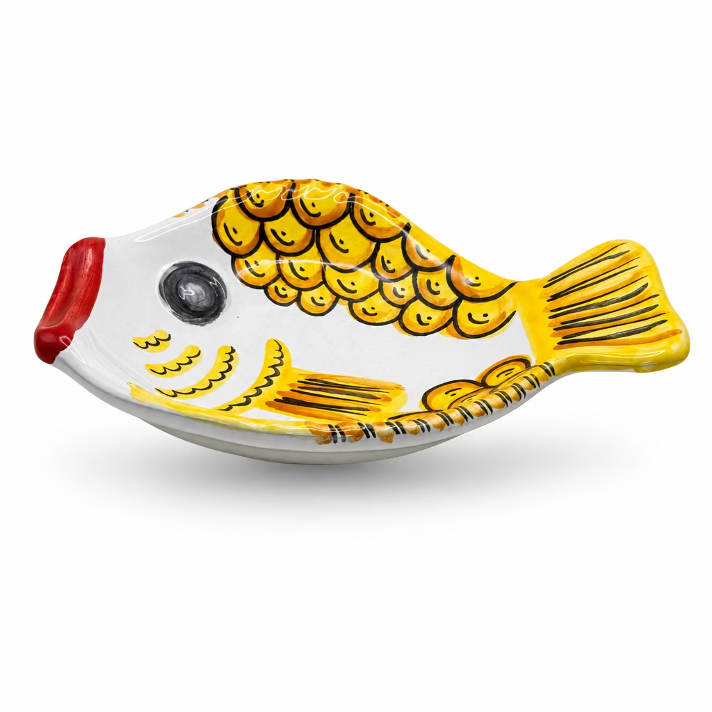 Fischteller/Piatto Pesce bunt 26x19 #9
