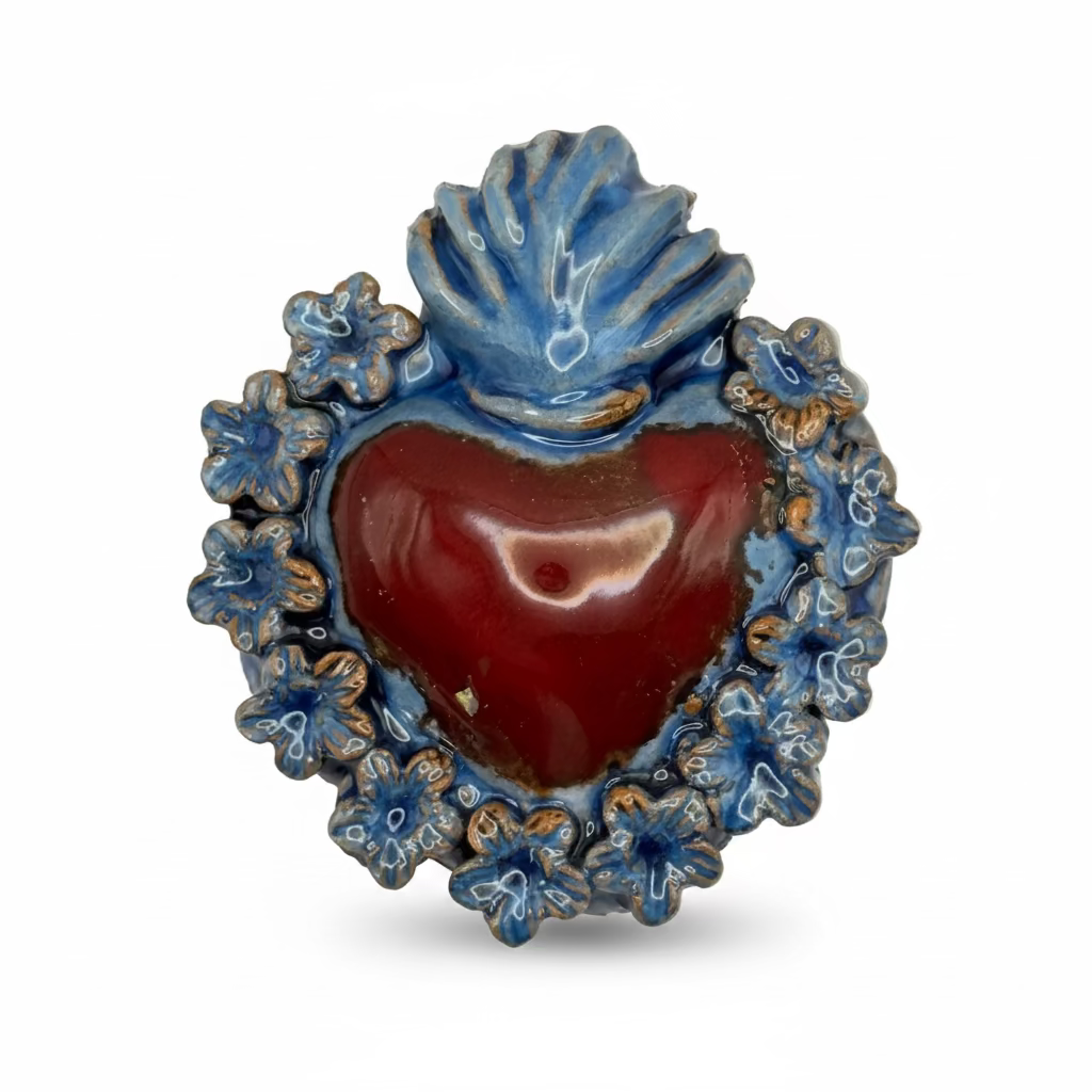 Kleines Herz aus Keramik "Sacro Cuore piccolo" 34