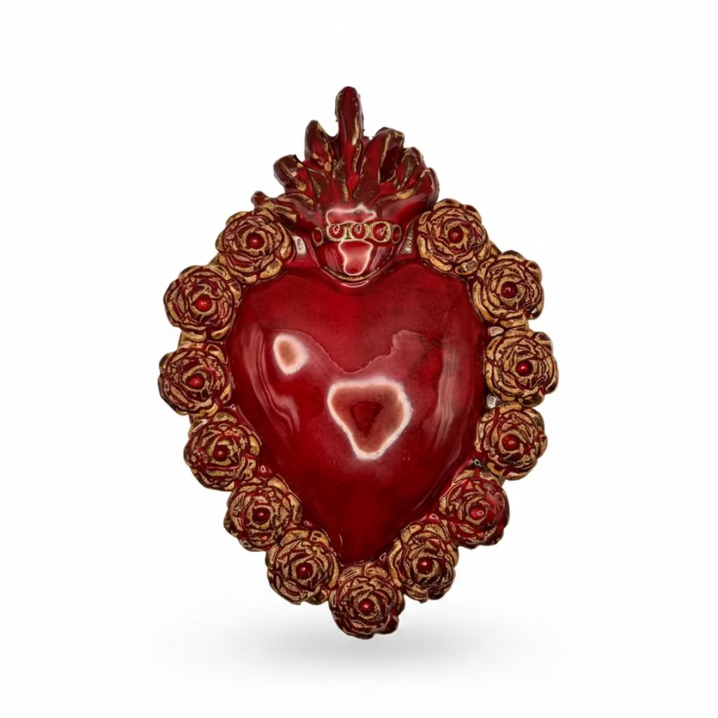 Herz aus Keramik "Sacro Cuore" 68