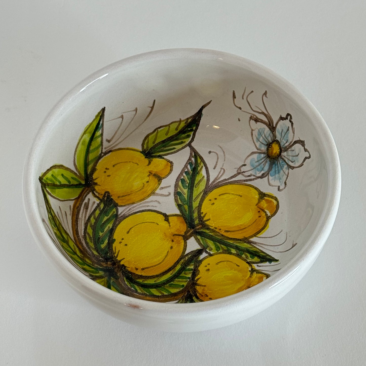 Kleine Keramikschale „Limoni di Sicilia“ – Ø 15 cm