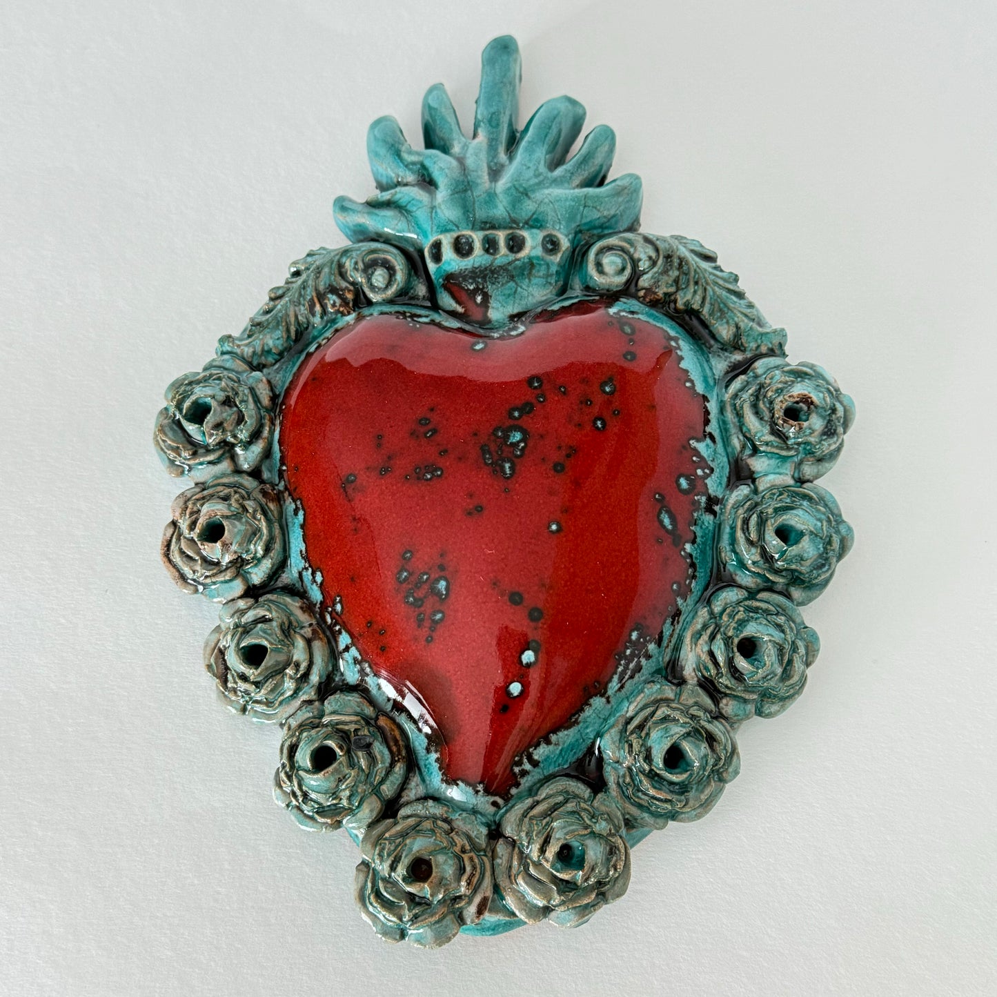 Herz aus Keramik "Sacro Cuore" 1